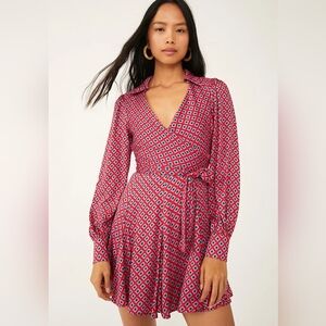 Free People It Takes Two Sleeve Mini Dress